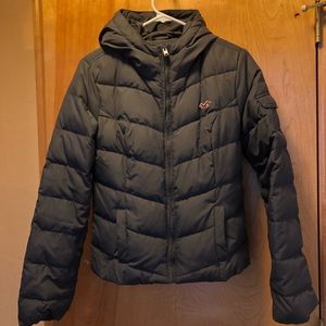 Hollister Steel Grey Down Jacket